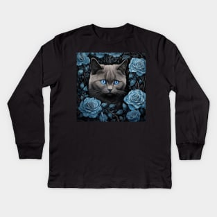 British Shorthair Kids Long Sleeve T-Shirt